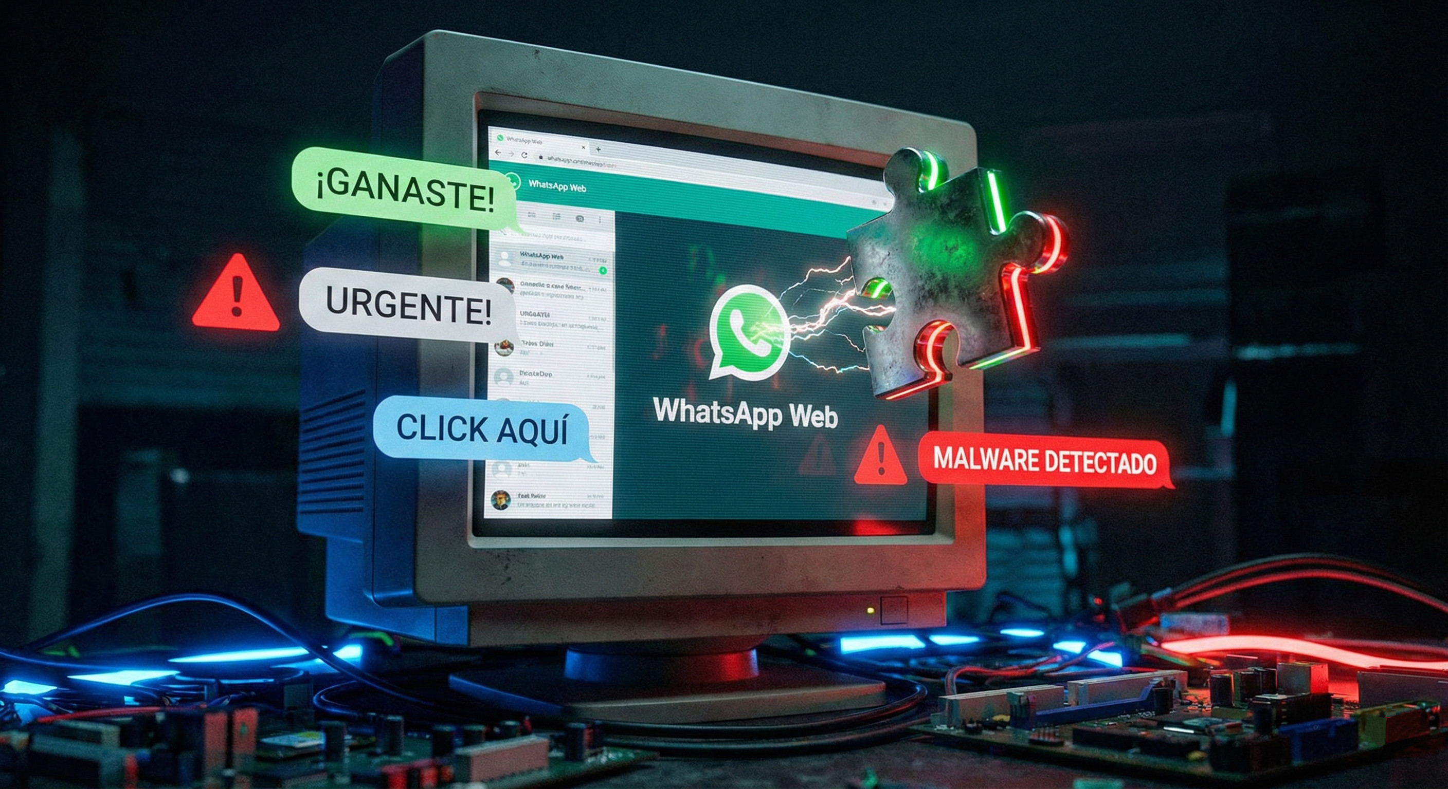 Extensiones de Chrome roban sesiones de WhatsApp