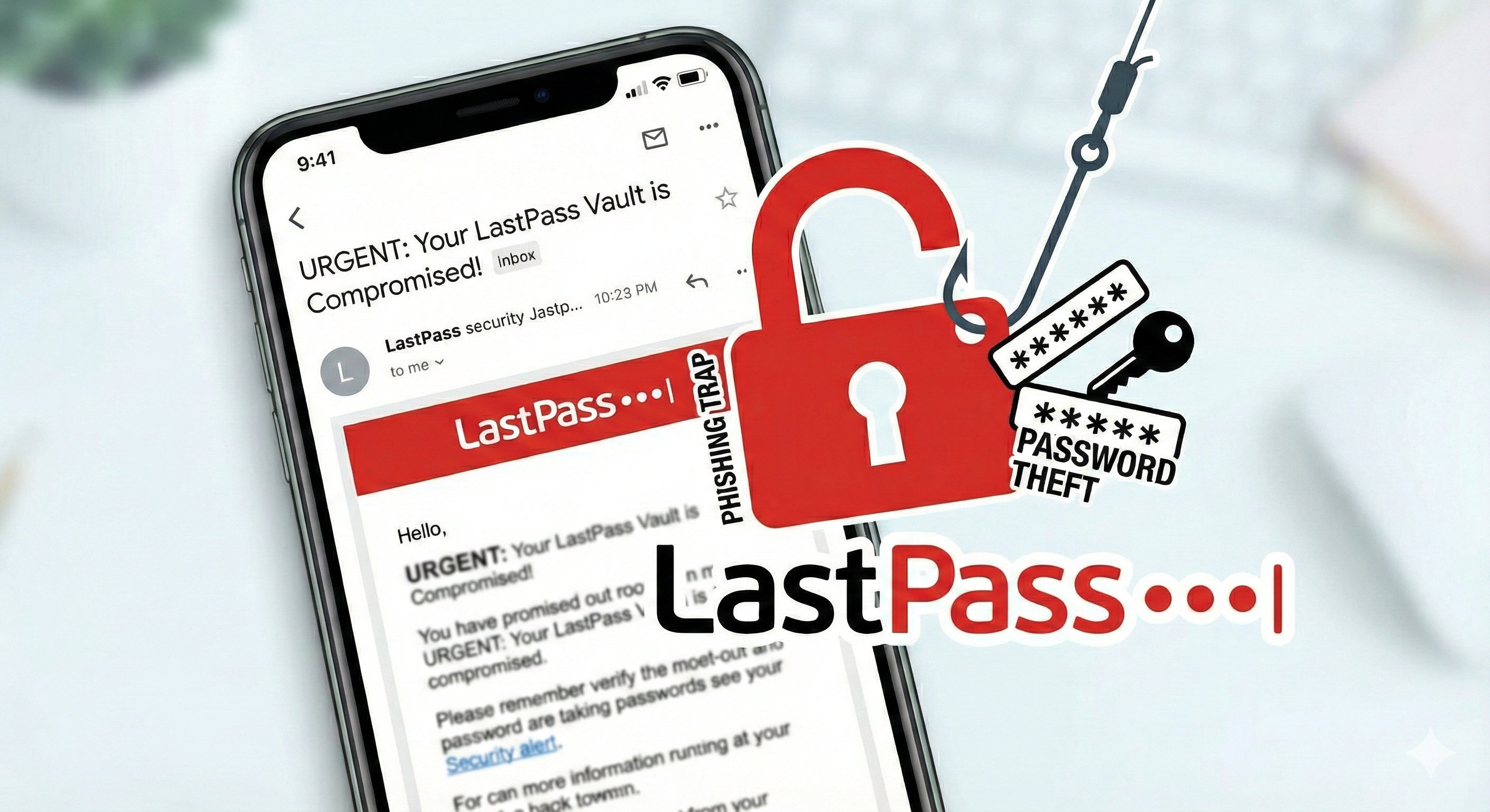 Falsos correos de LastPass intentan robar tus contraseñas