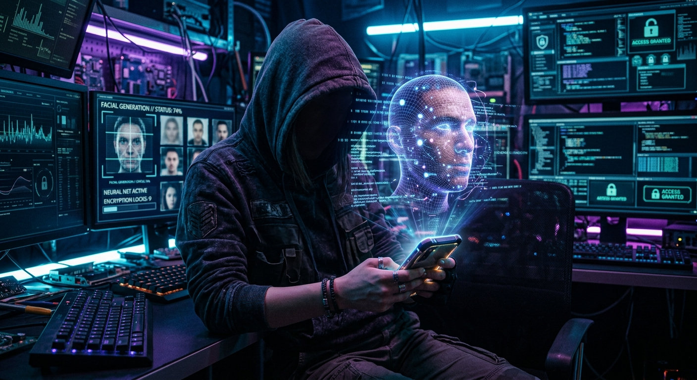 El lado oscuro de la IA: Cómo los estafadores usan Deepfakes para burlar el reconocimiento facial en 2026